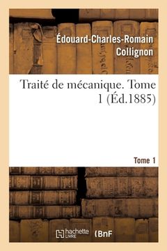 portada Traité de Mécanique. Tome 1 (en Francés)