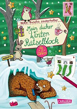 portada Mein Dicker Winter-Rätselblock: Knobelspaß und Quizfragen mit Anti-Langeweile-Garantie für Mädchen und Jungs ab 8 (8) (in German)