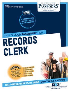 portada Records Clerk (C-3612): Passbooks Study Guide Volume 3612 (en Inglés)