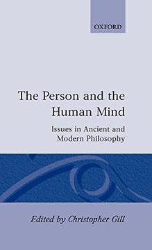 portada The Person and the Human Mind: Issues in Ancient and Modern Philosophy (in English)