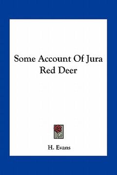 portada some account of jura red deer (en Inglés)