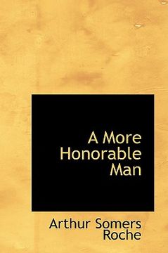 portada a more honorable man (en Inglés)