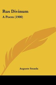 portada rus divinum: a poem (1900) (en Inglés)