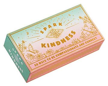 portada Spark Kindness: 50 Ways to be Compassionate and Connect (Inspirational Affirmations for Being Kind, Matchbox With Kindness Prompts) (in English)