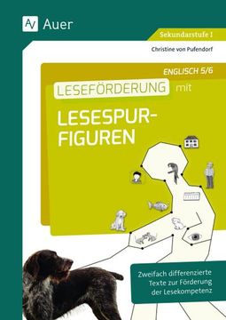 portada Leseförderung mit Lesespurfiguren Englisch 5-6 (en Alemán)