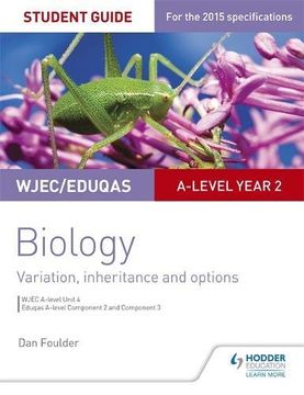 portada Wjec/Eduqas A-Level Year 2 Biology Student Guide: Variation, Inheritance and Options (en Inglés)