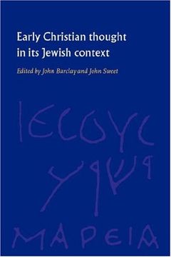 portada Early Christian Thought Jewish Cont (en Inglés)
