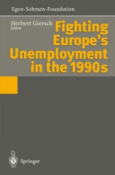 portada fighting europe s unemployment in the 1990s (en Inglés)