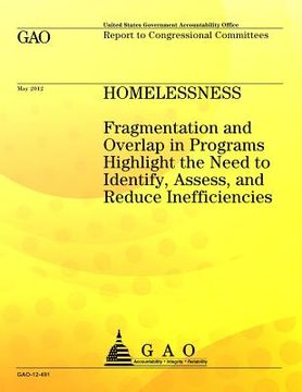portada Homelessness: Fragmentation and Overlap in Programs Highlight the Need to Identify, Assess, and Reduce Inefficiencies (en Inglés)