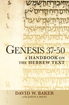 portada Genesis 37-50: A Handbook on the Hebrew Text (Baylor Handbook on the Hebrew Bible) (en Inglés)