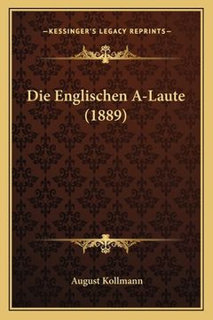 portada Die Englischen A-Laute (1889) (en Alemán)