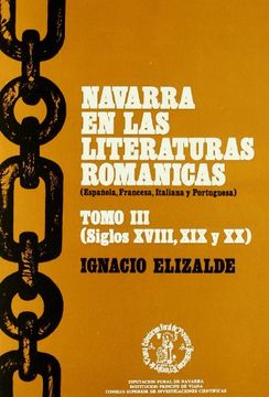 portada Navarra en las Literaturas Romanicas. T. 3. Siglos Xviii, xix y xx