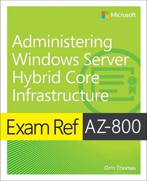 portada Exam ref Az-800 Administering Windows Server Hybrid Core Infrastructure (en Inglés)