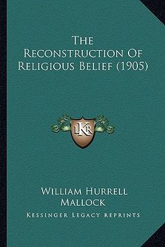 portada the reconstruction of religious belief (1905) (in English)