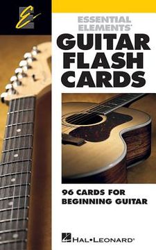 portada Essential Elements Guitar Flash Cards: 96 Cards for Beginning Guitar (en Inglés)