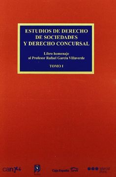 portada estudios de derecho de sociedades y derecho concursal. 3 vols.