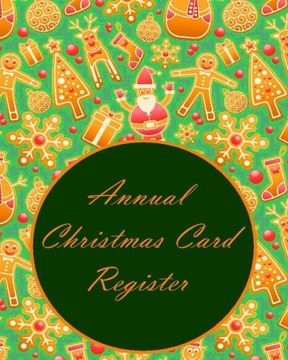 portada Annual Christmas Card Register
