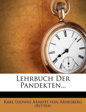 portada Lehrbuch Der Pandekten... (en Alemán)