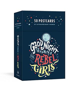 portada Good Night Stories for Rebel Girls: 50 Postcards of Women Creators, Leaders, Pioneers, Champions, and Warriors (en Inglés)