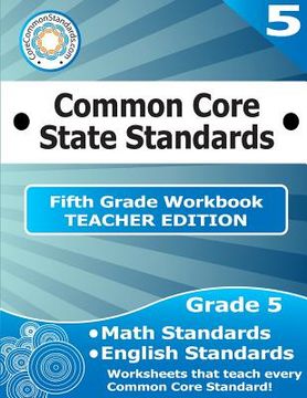portada Fifth Grade Common Core Workbook - Teacher Edition (in English)