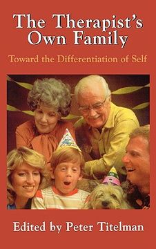 portada the therapists own family: toward the differentiation of self (en Inglés)