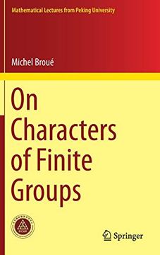 portada On Characters of Finite Groups (Mathematical Lectures From Peking University) 