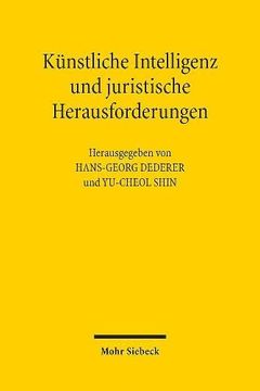 portada Kunstliche Intelligenz Und Juristische Herausforderungen (en Alemán)