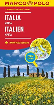 portada Marco Polo Länderkarte Italien 1: 800 000 Malta