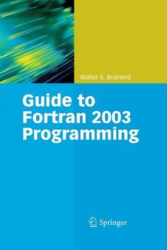 portada Guide to FORTRAN 2003 Programming (en Inglés)
