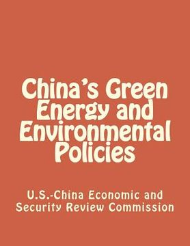 portada China's Green Energy and Environmental Policies (en Inglés)