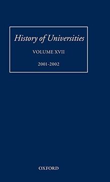 portada History of Universities, Volume Xvii 2001-2002: Vol 17 (History of Universities Series) 