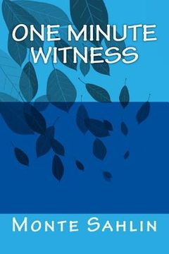 portada One Minute Witness (en Inglés)