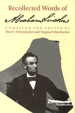 portada recollected words of abraham lincoln