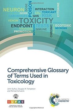portada Comprehensive Glossary of Terms Used in Toxicology (libro en Inglés)