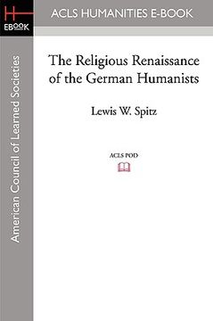 portada the religious renaissance of the german humanists (en Inglés)