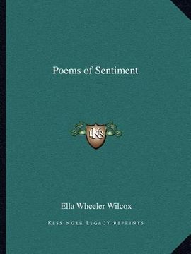 portada poems of sentiment (en Inglés)