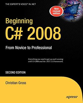 portada Beginning c# 2008: From Novice to Professional (Beginning From Novice to Professional) (en Inglés)