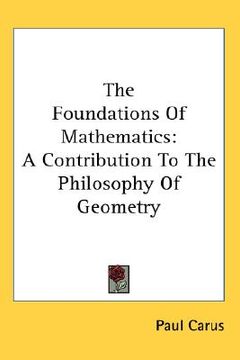 portada the foundations of mathematics: a contribution to the philosophy of geometry