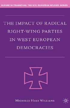 portada the impact of radical right-wing parties in west european democracies (in English)