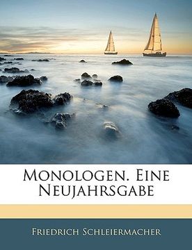 portada Monologen. Eine Neujahrsgabe, Zweite Ausgabe (in German)