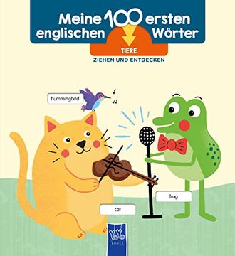 portada Meine 100 Ersten Englischen Wörter - Tiere: Ziehen und Entdecken