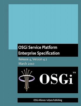 portada osgi service platform enterprise specification (en Inglés)