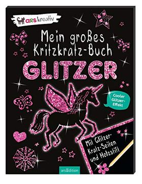 portada Mein Großes Kritzkratz-Buch Glitzer (en Alemán)