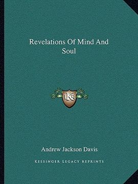 portada revelations of mind and soul (in English)