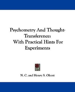 portada psychometry and thought-transference: with practical hints for experiments (in English)
