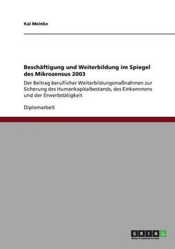 portada Beschäftigung und Weiterbildung im Spiegel des Mikrozensus 2003 (German Edition)