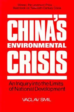 portada china's environmental crisis: an inquiry into the limits of national development (en Inglés)