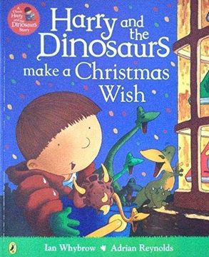 portada Harry and the Dinosaurs Make a Christmas Wish (en Inglés)