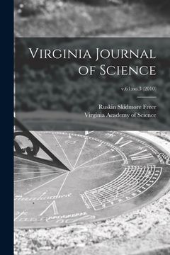 portada Virginia Journal of Science; v.61: no.3 (2010) (in English)