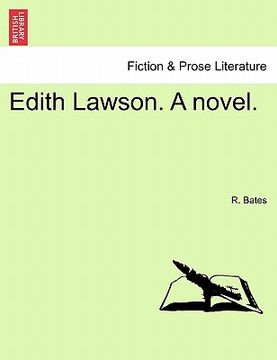 portada edith lawson. a novel. (in English)